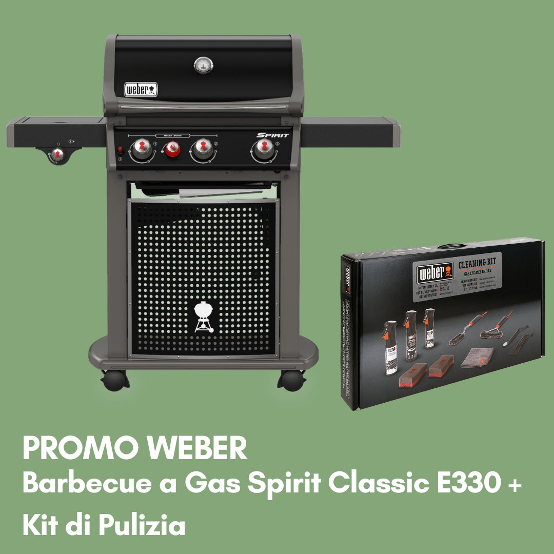 Promo Weber Barbecue Spirit E330 GBS + Kit di Pulizia