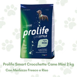 Prolife LifeStyle Crocchette Cane Adulto t. Mini Merluzzo Riso 600g