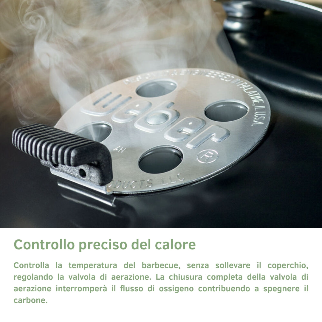 Controllo preciso del calore Barbecue a Carbone Original Kettle E-5710 Weber | Bia Home & Garden
