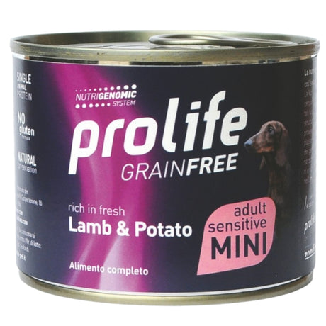 Prolife GrainFree Cibo Umido Cani Adulti t. Mini Agnello e Patate