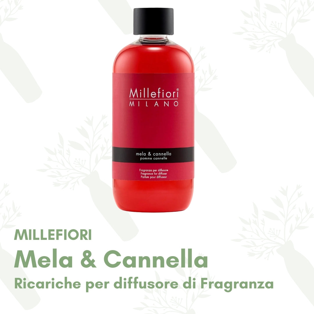 Mela & Cannella - Ricarica per diffusore di fragranza Millefiori