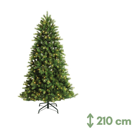 Ottawa Albero di Natale con LED Solare PE/PVC