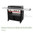 Piastra Premium Weber® SLATE GPD 76 cm | Bia Home & Garden