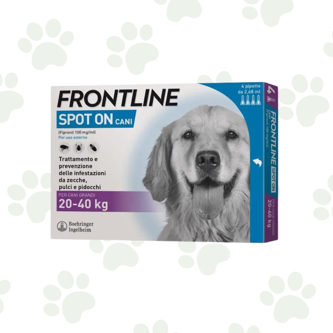 Frontline Spot-On Cani 20-40kg - Trattamento preventivo cani