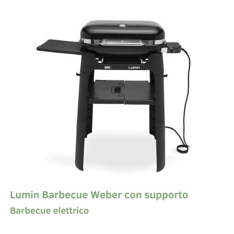 Lumin Barbecue elettrico Weber con supporto | Bia Home & Garden