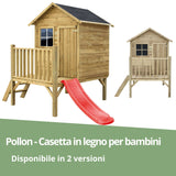 Pollon - Casetta in legno per bambini