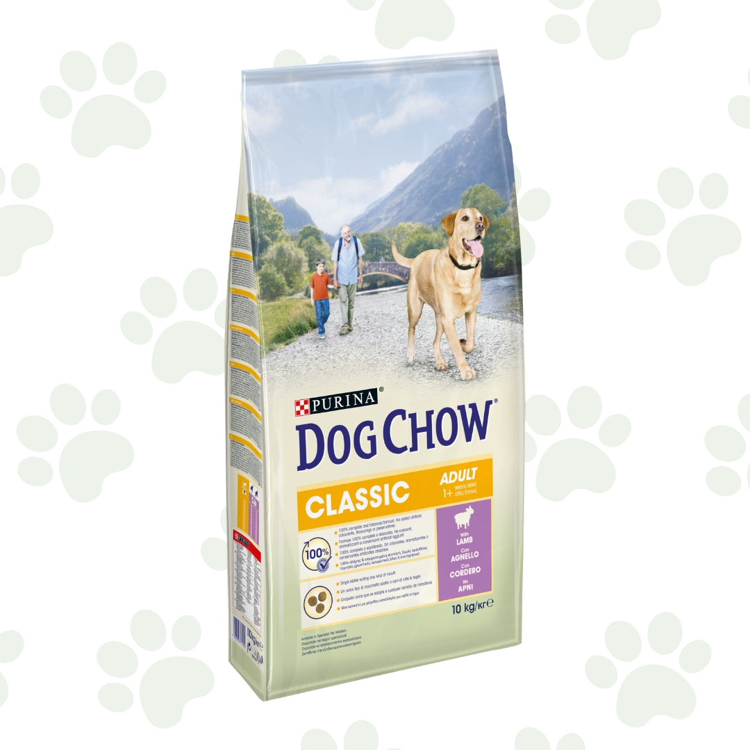 Dog Chow® Classic Crocchette Cane con Agnello 10 kg