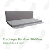 Cuscino Morbido per Dondolo 170x50cm