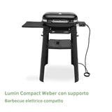 Barbecue elettrico Lumin Compact Weber con supporto