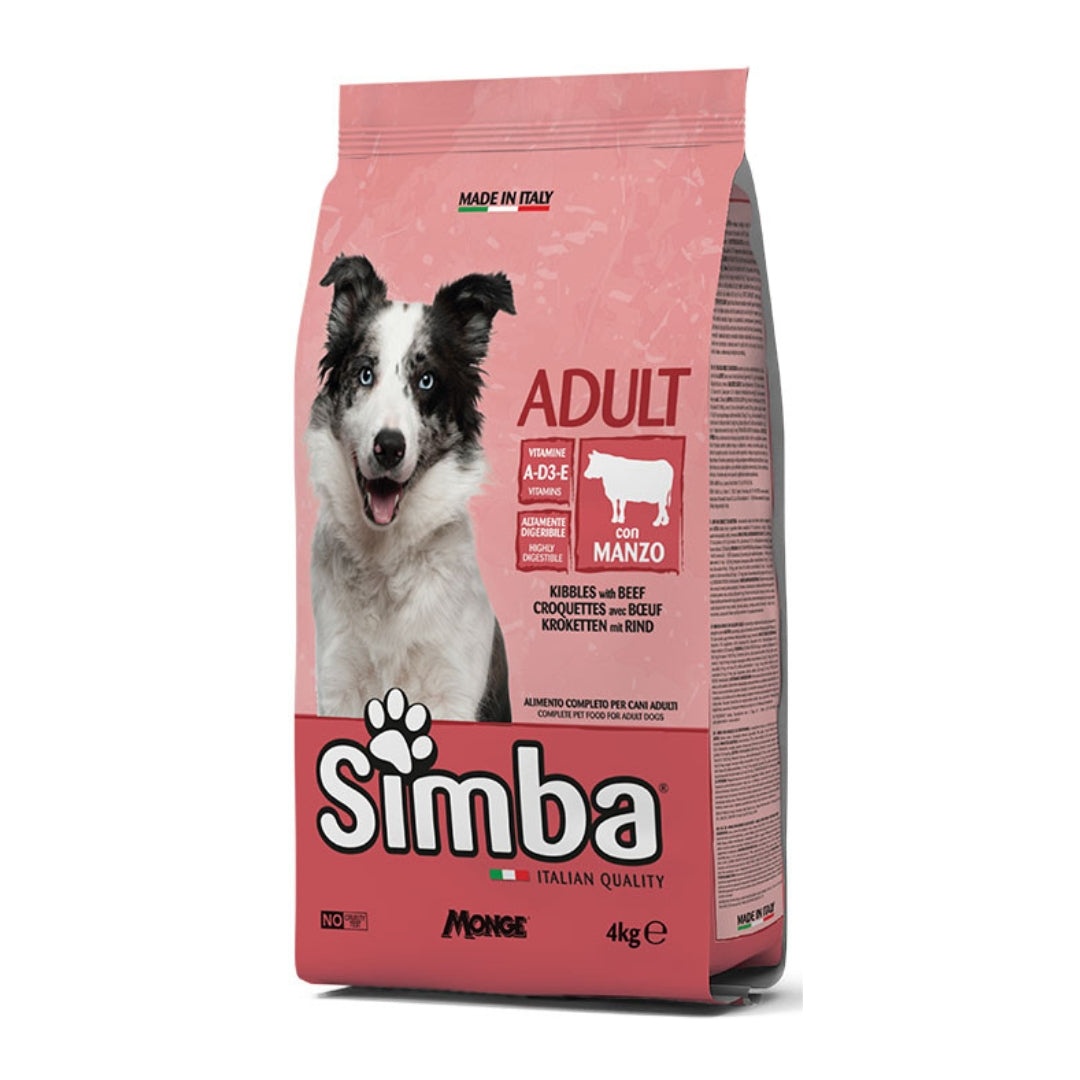 Simba Crocchette con Manzo 10 kg - Monge Simba cane