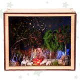 Nativity Box Pastore e Pecorelle - Pastore per presepe