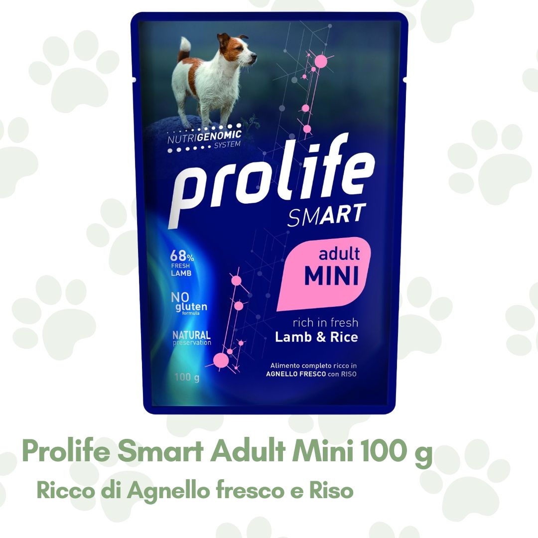 Prolife Smart Cane Adulto Mini con Agnello e Riso 100 g