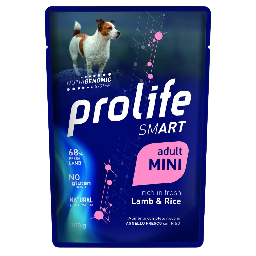 Prolife Smart Cane Adulto Mini con Agnello e Riso 100 g