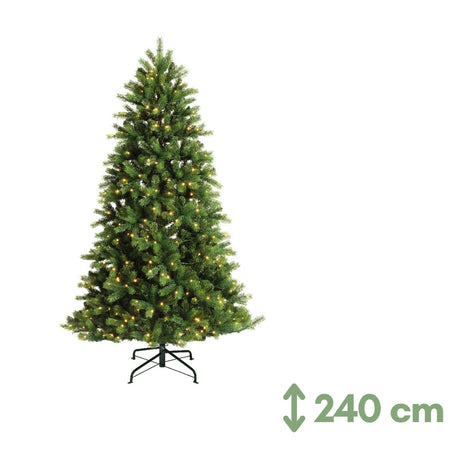 Ottawa Albero di Natale con LED Solare PE/PVC