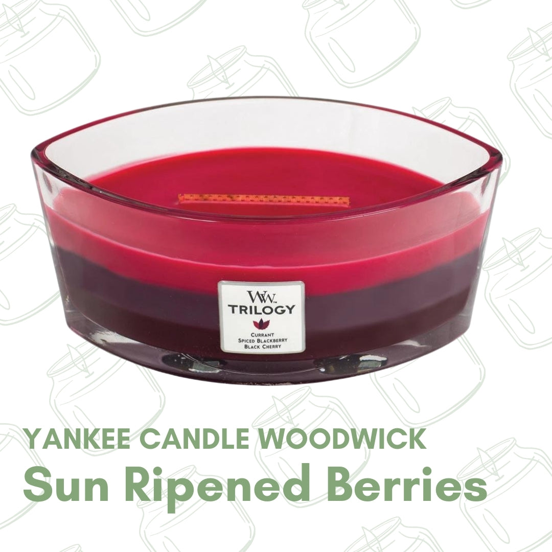 Yankee Candle Woodwick Trilogy Sun Ripened Berries