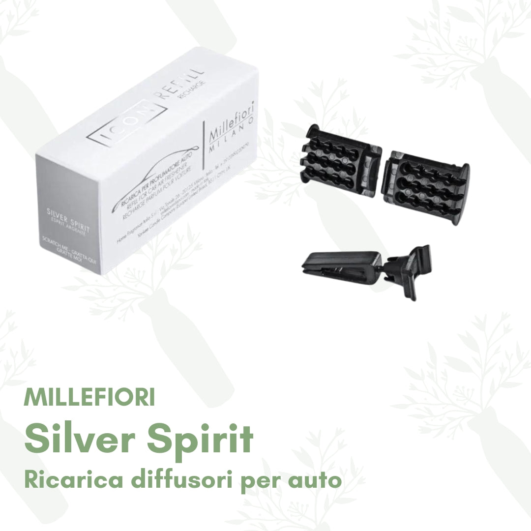 Silver Spirit - Ricarica Diffusore Auto Millefiori