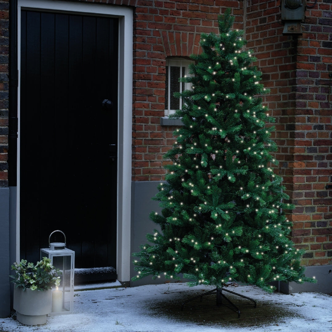 Ottawa Albero di Natale con LED Solare PE/PVC