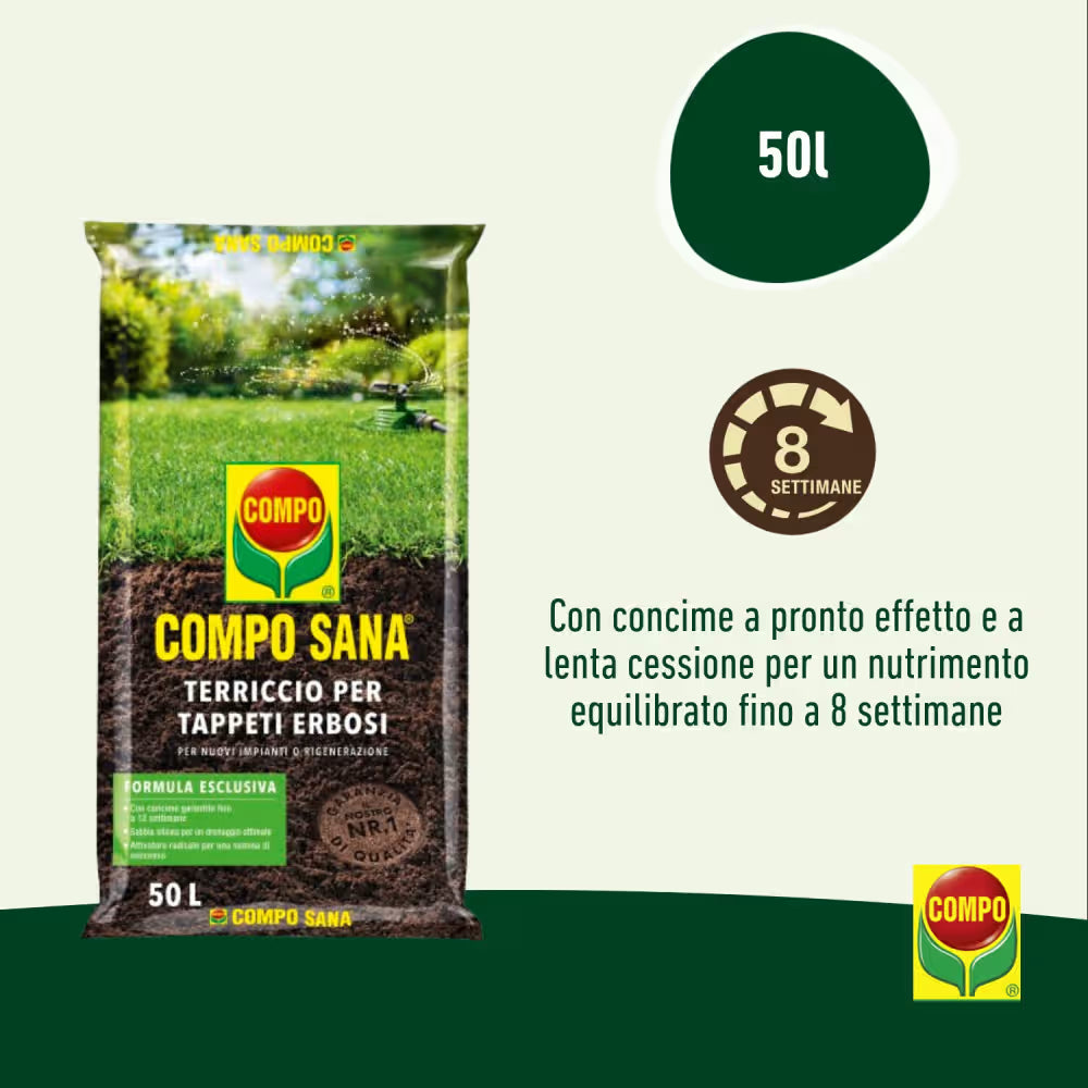 Terriccio Compo sana per tappeti erbosi