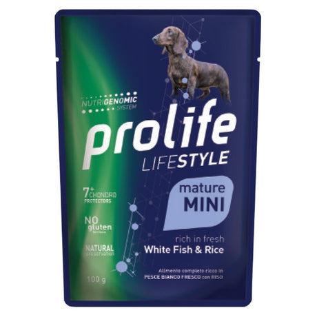 Prolife LifeStyle Cibo Umido Cani Senior t. Mini Pesce Bianco Riso