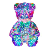 Orso Luminoso con 60 LED - Decorazione Iridescente Arcobaleno