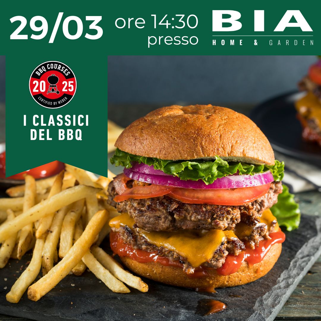 I classici del BBQ - Corso certificato Weber 29/3/2025