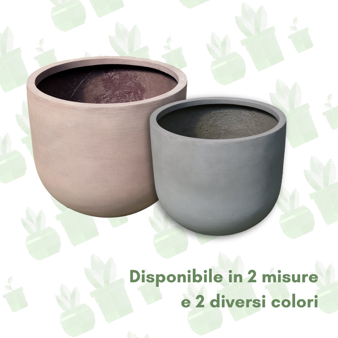 Vaso da Esterno di Design in Fibra di Cemento