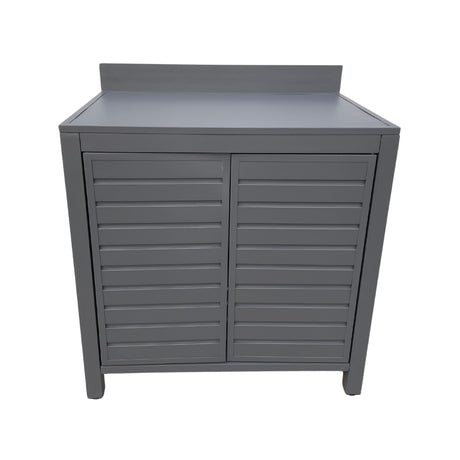 Mobile Cucina 2 Ante in Alluminio Antracite 90cm