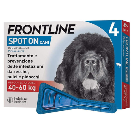Frontline Spot-On Cani 40-60kg - Protezione contro pulci e zecche