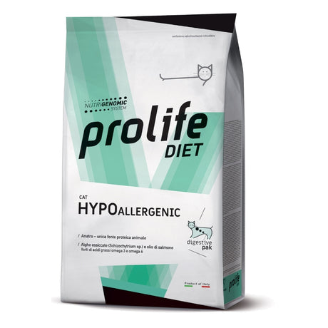 Prolife Diet Hypoallergenic Cibo Secco Gatto Adulto