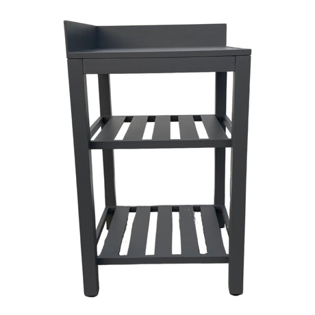 Mobiletto Dispensa per Cucina in Alluminio Antracite