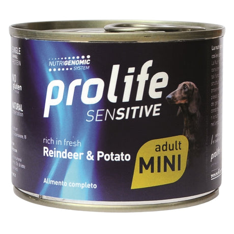 Prolife Sensitive Cibo Umido Cane Adulto t. Mini Renna Patate