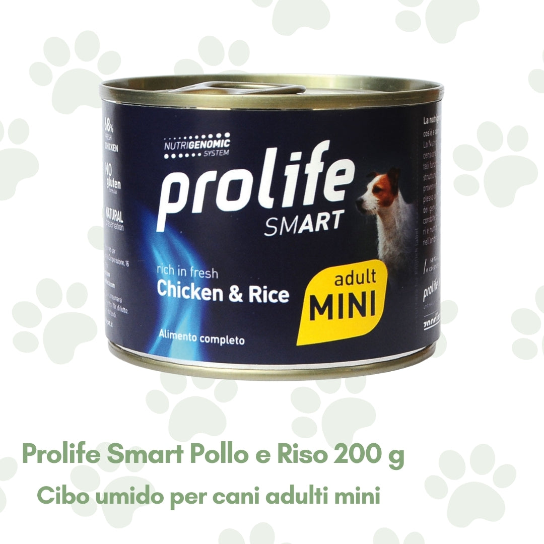 Prolife Smart Cibo Umido Cane Adulto t. Mini Pollo Riso