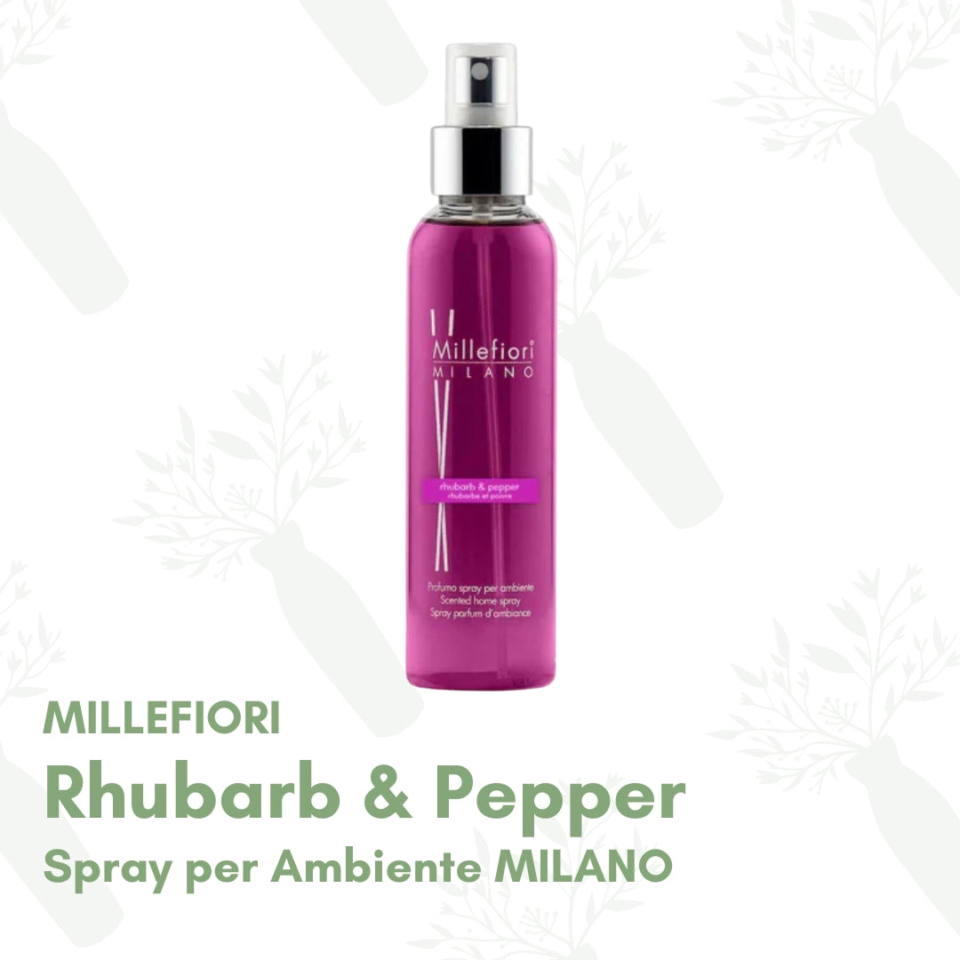 Rhubarb & Pepper - Spray per ambiente Millefiori Milano