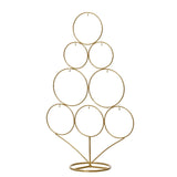 Albero di Natale Portapalline in Ferro Dorato H 50 cm