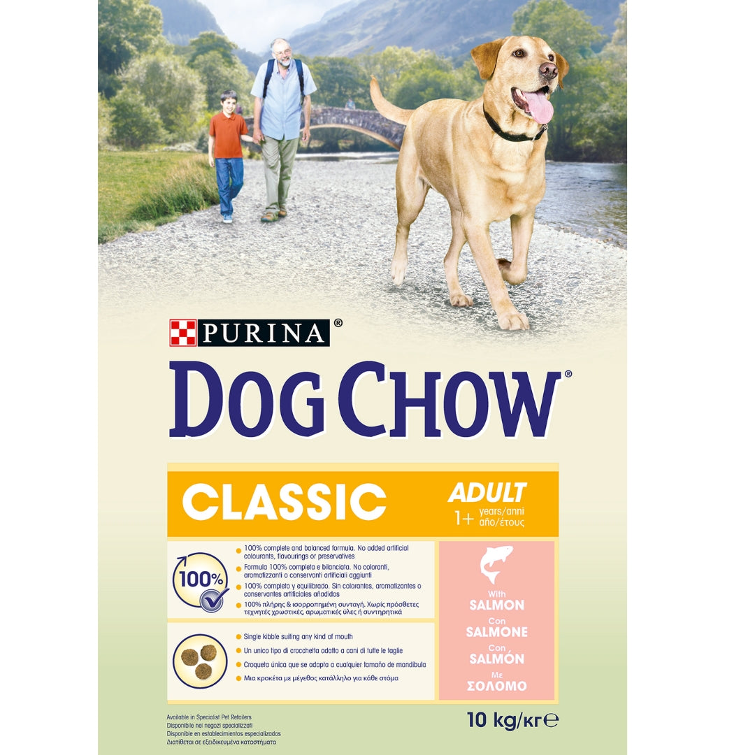 Dog Chow® Classic Crocchette Cane con Salmone 10 kg