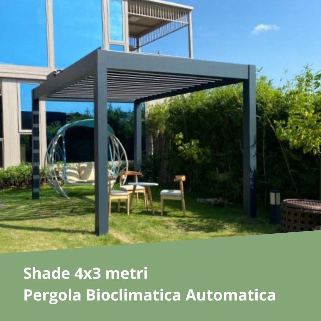 Pergola Bioclimatica Automatica Shade 4x3 metri | Bia Home & Garden