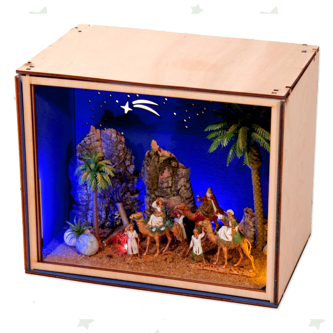 Nativity Box Re Magi - Scena natalizia in box