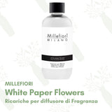 White Paper Flowers - Ricarica per diffusore di fragranza Millefiori