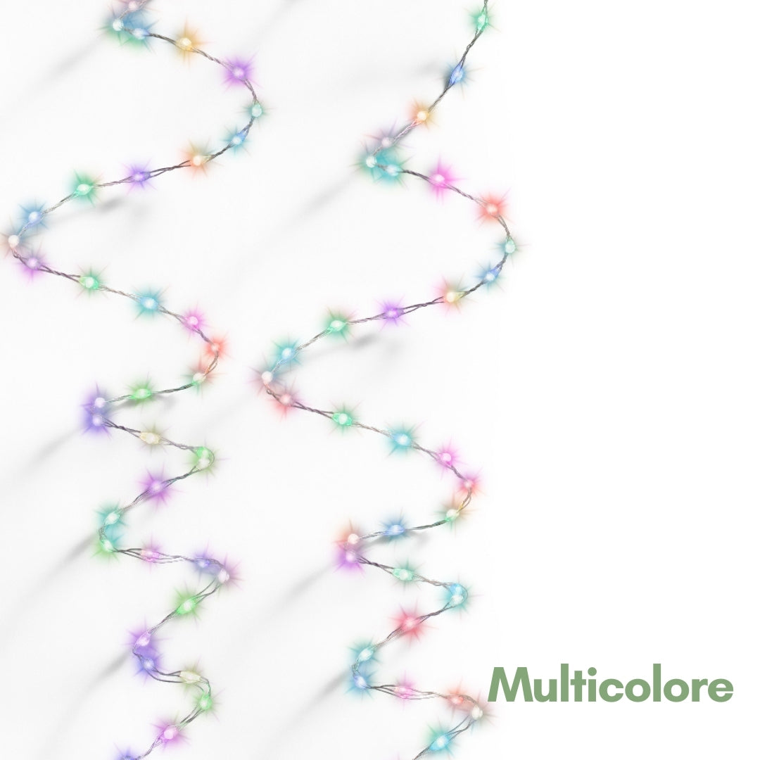 Luci Microled Natalizie per Albero di Natale da 9m