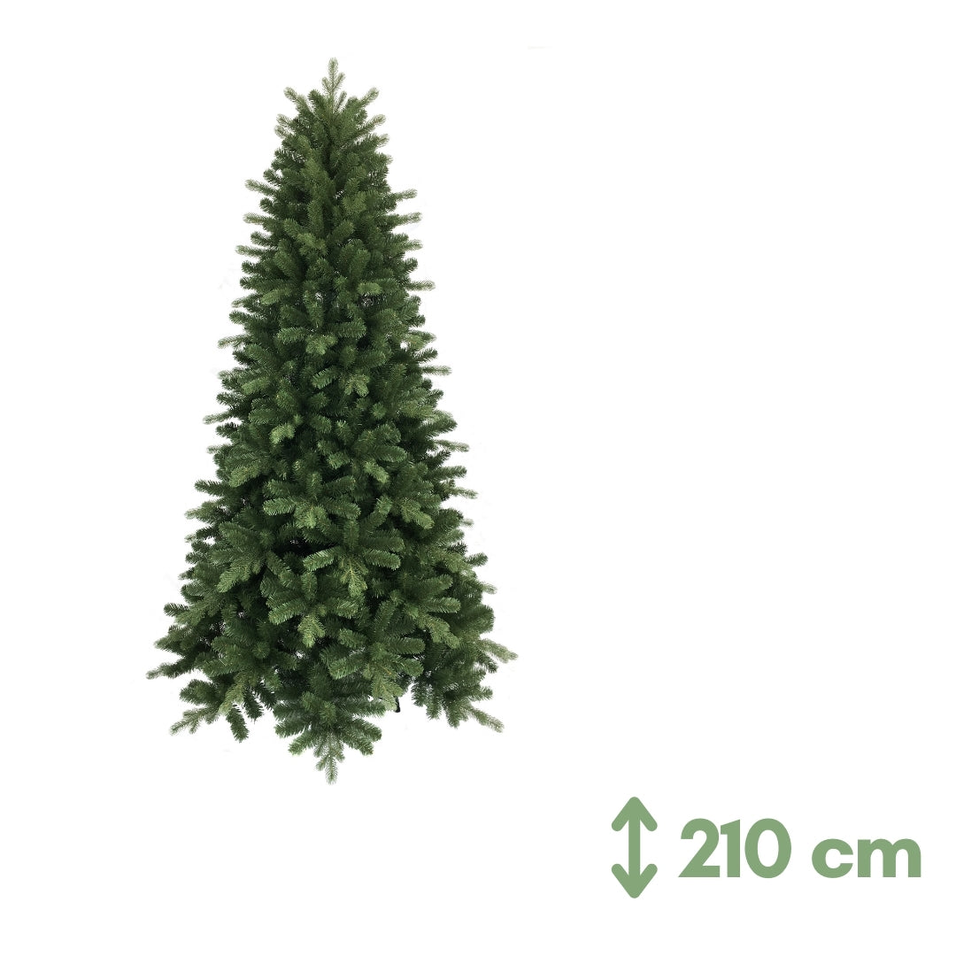 Ampezzo Albero di Natale Misto PE/PVC