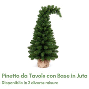 Pinetto da Tavolo con Base in Juta