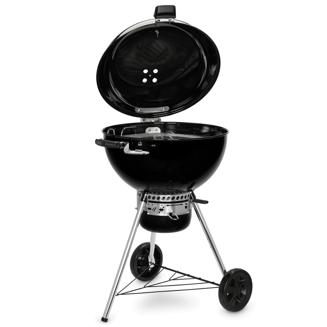 Coperchio aperto Barbecue a Carbone Weber Master Touch Premium SE E-5775 nero | Bia Home & Garden