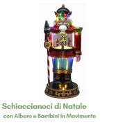 Schiaccianoci di Natale con Albero e Bambini in Movimento