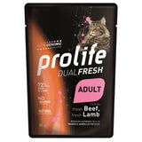 Prolife Dualfresh Cibo Umido Gatto Adulto Manzo e Agnello 85g