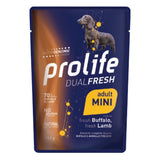 Prolife DualFresh Cibo Umido Cane Adulto t. Mini Bufalo Agnello Riso 100g