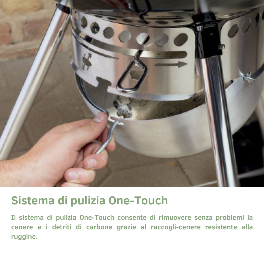 Sistema di pulizia cenere Bbq Carbone Master-Touch GBS E-5750 Nero Weber | Bia Home & Garden