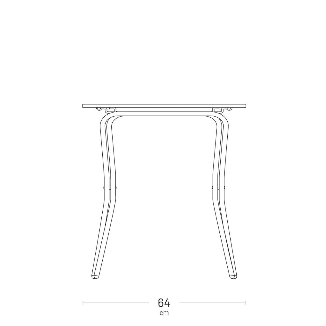 Tavolino Balcony II Indigo - Lafuma tavolo pieghevole da esterno