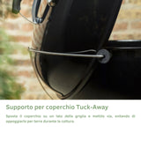 Supporto coperchio Bbq Carbone Master-Touch GBS E-5750 Nero Weber | Bia Home & Garden