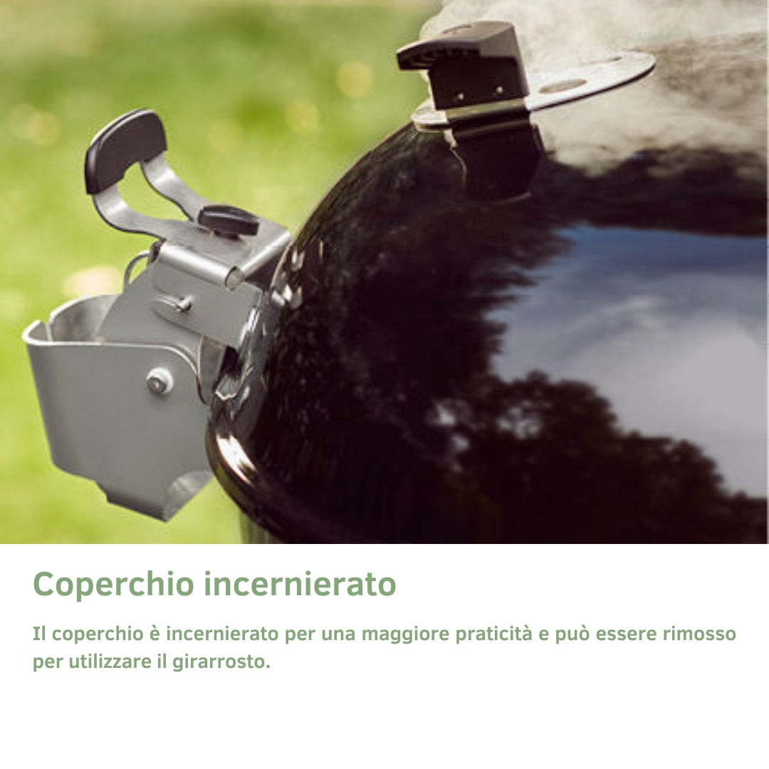 Coperchio incernierato Barbecue a Carbone Weber Master Touch Premium SE E-5775 nero | Bia Home & Garden