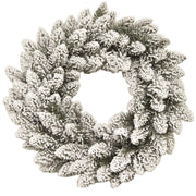 Corona Innevata 45 cm - Corona natalizia innevata